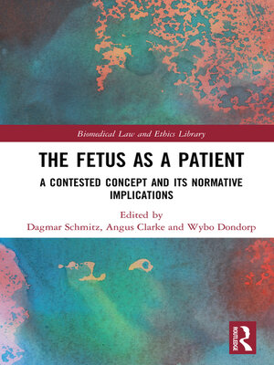 cover image of The Fetus as a Patient